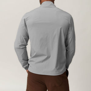 Sudadera con capucha unisex 100% algodón forrada con cremallera, tejido de punto, bordado de toalla, ajuste holgado, transpirable, estilo urbano para invierno - Product Image 4