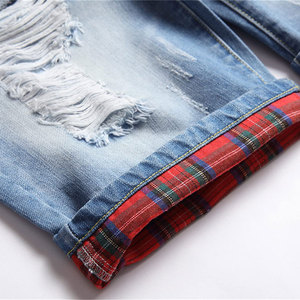 Shorts en jean pour hommes sur mesure, vente chaude, 100% coton, léger et respirant, motif uni, style décontracté, service OEM pour adultes - Product Image 4