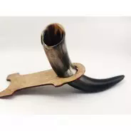 Corne à boire viking antique Corne de buffle naturelle Sculptée Polie Design personnalisé Durable Origine indienne Haute qualité Élégante - Product Image 6