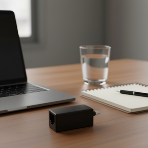 Adaptateur réseau USB-C Hama Gigabit Ethernet 1000 Mbps noir, accessoire informatique, modèle 00200322 0881824 - Product Image 3