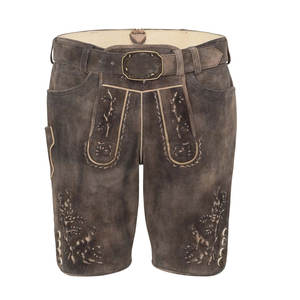 Shorts en cuir bavarois à prix avantageux, vente en gros, uni, décontracté, taille mi-haute, confortable, respirant, séchage rapide, pour vente en ligne - Product Image 1