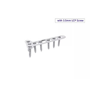 Ensemble de plaques en T vétérinaires de 6 instruments chirurgicaux orthopédiques en acier inoxydable - Product Image 1