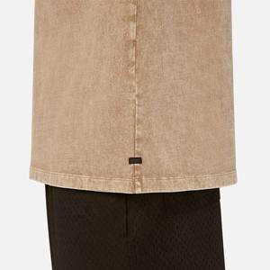 Ensembles de shorts et t-shirt lavés à l'acide de haute qualité pour hommes, t-shirt en coton respirant avec logo personnalisé, fabrication en usine - Product Image 5