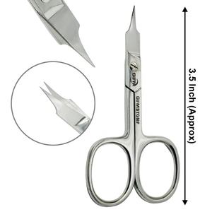 Tijeras para Cutículas de Acero Inoxidable de Primera Calidad con Mango de Plástico, Herramienta Profesional de Precisión para Manicura y Pedicura - Product Image 1