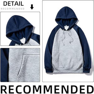 Wholesale Custom Logo Tracksuit Hoodies Unisex <b>Printing</b> Plain Embossed Oversized Pullover Sweatshirt Blank Men Hoodies - Product Image 5