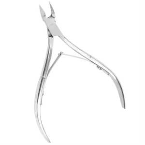 Herramienta de manicura cortaúñas alicates antioxidantes de acero inoxidable individual pinza para cutículas mango curvo removedor de piel muerta tijeras - Product Image 1