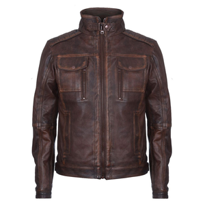 Chaqueta de Motociclista de Cuero para Hombre, de Alta Calidad, Delgada, para Invierno, con Cuello Alto, Logotipo Frontal, Impermeable, Transpirable, Colores Personalizados, OEM - Product Image 6