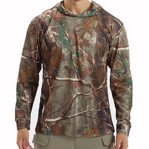 Nouveau pull hommes séchage rapide crème solaire à manches longues pêche à capuche formation en plein air tactique Camouflage hommes sweats à capuche vêtements de pêche - Product Image 5