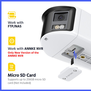 Annke <span class=keywords><strong>Camera</strong></span> mạng toàn cảnh Ống kính kép IP PoE 6MP <span class=keywords><strong>Camera</strong></span> 180 ° FOV thông minh kết hợp ánh sáng thông minh <span class=keywords><strong>Camera</strong></span> quan sát khe cắm thẻ SD âm thanh hai chiều - Product Image 5