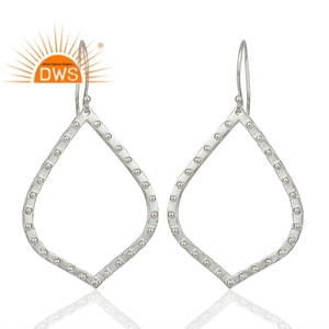 Nuevo diseño elegante, pendientes colgantes de plata 925, joyería de diseño personalizado para mujer, regalo para ella - Product Image 1