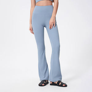 Pantalones de Yoga Largos para Mujer, Transpirables, de Secado Rápido, Elásticos, Suaves, para Gimnasio, Fitness, Correr, Diseño Sólido - Product Image 3