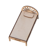 Juego de Muebles de Madera en Miniatura Vintage para Decoración de Juguetes DIY, Unisex, Edades 2-7 Años