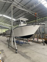 Yacht panga de croisière en aluminium sur mesure 5,56 m 6 passagers Moteur in-bord Console centrale