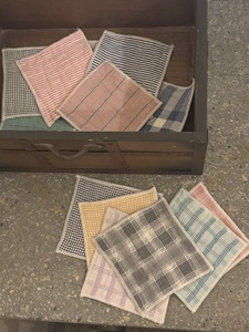 ที่รองแก้วผ้าฝ้ายคุณภาพสูงลายดอกไม้สไตล์เกาหลี - Product Image 4