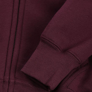 Sweat-shirts à fermeture éclair pour hommes, vêtements décontractés d'automne et d'hiver, manteaux à capuche en polaire pour hommes avec logo personnalisé - Product Image 4