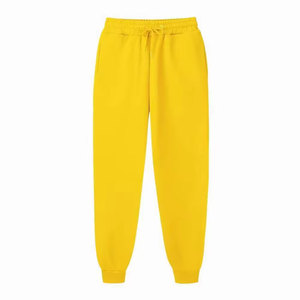 Pantalones de chándal Joggier de alta calidad para hombre, aspecto moderno, poliéster/algodón, forro polar pesado, transpirable, pierna ancha, cordón cómodo - Product Image 1