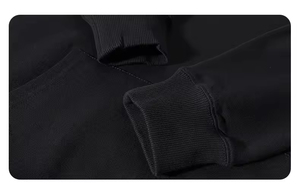 Sudadera con Capucha Extra Grande para Hombre, de Algodón, Manga Larga, con Logotipo Bordado e Impresión Digital Personalizada, Forrada y Ecológica, OEM - Product Image 4
