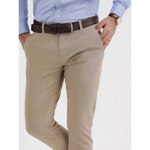 Pantalones Chinos PALLAS Smart Casual 100% Algodón Twill, Diseño Sólido Personalizable, Cierre de Cremallera, Corduroy, Disponibles en Tallas Grandes desde XL hasta 6XL - Product Image 4