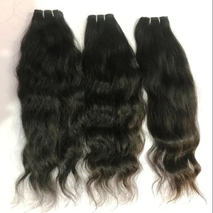 Paquetes de cabello humano crudo sin procesar Proveedor mayorista Indian Temple Virgin Cutticle Aligned Hair Proveedor Grado 12A Indian Raw Hair - Product Image 2