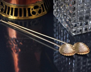 <b>Bar</b> <b>Accessories</b> Stainless Steel Metal Long Handle Gold Stirring Spoon <b>Bar</b> Spoon and Handmade <b>Home</b> Kitchen Use Cocktail Stirrer - Product Image 3