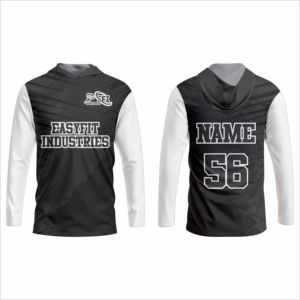 Ensembles de sweats à capuche d'entraînement de basketball unisexes personnalisés en gros, impression de logo, OEM, sublimation, 100% polyester - Product Image 1