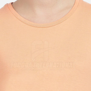 T-shirts à col rond en coton à séchage rapide pour femmes Logo personnalisable Mode d'été décontractée Vente en ligne - Product Image 6