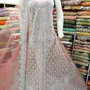 巴基斯坦/印度雪纺新娘马克西最新系列3件套连衣裙热卖产品2022