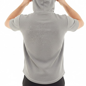 Design Your Own High Quality Short Sleeves Men's Hoodies New Style Bulk Quantity Customized Pullover Hoodie For Men - Product Image 2