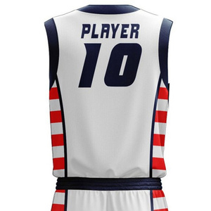 Ensemble de maillots de basket-ball à sublimation personnalisée uniforme d'été respirant pour adultes avec short et chemise à quantité minimale de commande bas pour les équipes - Product Image 5