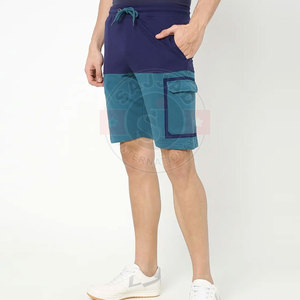 Summer Casual Men Shorts With Pockets Blank Men Shorts Drawstring Mid Waist Men Shorts Wholesale - Product Image 1