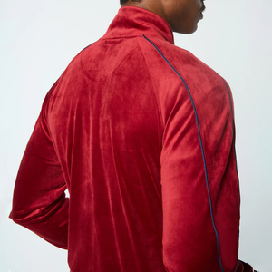 Conjuntos Deportivos de Terciopelo Personalizados al por Mayor Directo de Fábrica, Conjunto de 2 Piezas con Cremallera Personalizada para Hombre, Precio Económico, Chándales de Terciopelo 2026 - Product Image 5