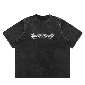 Camiseta Vintage personalizada de 230g y 250g, camiseta de gran tamaño para hombre, camiseta con lavado ácido, ropa de calle con estampado Dtg, camiseta con lavado ácido Instock - Product Image 6