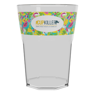 Verre à Mojito translucide personnalisé avec impression numérique, sans quantité minimale, fabriqué en France - Product Image 1