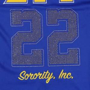 Sigma เสื้อฟุตบอลแกมมา Rho sgrho Greek เสื้อฟุตบอลสีน้ำเงินทองผ้าโพลีเอสเตอร์100% ปักโลโก้ด้านหน้าหลังไหล่ - Product Image 4