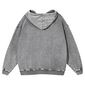 Sweat à capuche pour hommes Streetwear Sun Faded Pullover avec strass Hip Hop Style Winter Hoodies Nouveau design et personnaliser Logo Hoodies - Product Image 6