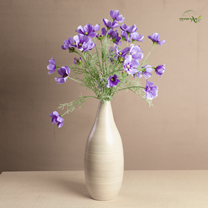 Modern Spun Bamboo Tabletop <b>Vase</b> 100% Natural Material Eco-Friendly & Durable Made in Nam Dinh Vietnam - Product Image 1