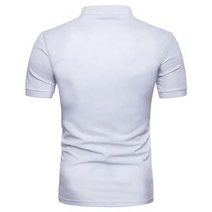 เสื้อโปโลผู้ชายสีทึบดีไซน์ล่าสุด - Product Image 3