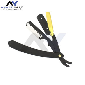 Navajas de Barbero Profesionales con Estuche, Navajas de Afeitar de Filo Recto, Herramienta de Afeitado de Acero Inoxidable, Navaja de Barbero Tradicional Clásica - Product Image 3