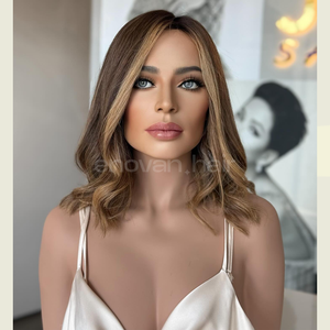 Venta al por mayor de pelo humano vietnamita peluca eslavo procesamiento de material ruso virgen textura suave brillo natural de primera calidad de fábrica - Product Image 3