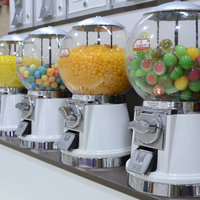 GUMBALL VENDING MACHINE-à pièces (remis à neuf)