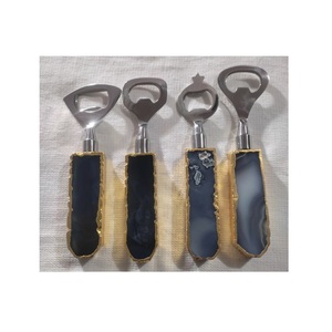 Cuchillo de cena de metal con piedra de ágata para hotel a precio económico cuchillos de postre de acero inoxidable hechos a mano con mango de ágata - Product Image 3