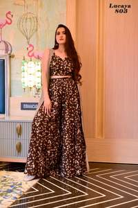 Indian Pakistani Beautiful Pretty Maslin Sharara Set <b>Shrug</b> Heavy Ethnic Sharara Set Party Wedding Wear Sharara Set <b>for</b> <b>Women</b> - Product Image 3