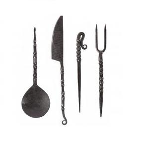 ชุดเครื่องมือชีสสแตนเลสตกแต่งโต๊ะพร้อมที่จับโลหะสําหรับร้านอาหารหรูหราห้องครัวที่บ้าน - Product Image 1