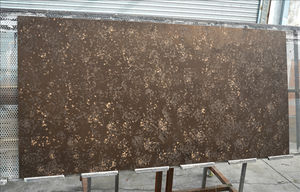 Panneaux muraux intérieurs décoratifs modernes imperméables en or moucheté foncé pour les murs de caractère de luxe et les espaces haut de gamme - Product Image 3