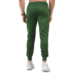 Pantalon de sport en toile premium pour homme, taille élastique, poids lourd, confortable, poche zippée, taille XL, broderie performance - Product Image 2