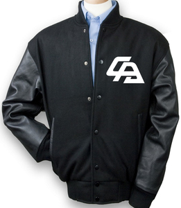 Autumn Winter Vintage Baseball Letterman Varsity Jackets for <b>Men</b> Custom Striped Embroidery Patches Formal Leather Sleeves <b>Men's</b> - Product Image 1