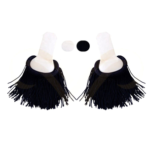 Vente chaude 2025, épaulettes de sécurité personnalisées, couleur personnalisée, matériau en bullion, sans sangle, uniforme, insigne d'épaule, durable, broderie Wallow - Product Image 4