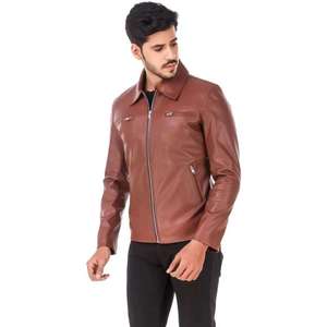 Veste en cuir enduit de toile pour homme de qualité supérieure personnalisée avec logo imprimé, design tendance 2024, respirante et coupe-vent - Product Image 3