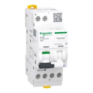Interruttore Automatico Miniaturizzato (MCB) Schneider Electric A9TPE4640 con Dispositivo Ausiliario - Product Image 1