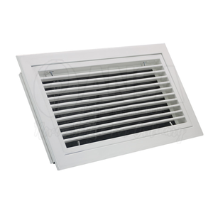 Barre linéaire en aluminium sur mesure, murale, durable, argentée, ZEPHYR VENTILATION, système de climatisation HVAC, alimentation en air conditionné, systèmes HVAC domestiques - Product Image 3